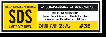 SDS (Safety Data Sheets) Phone Stickers