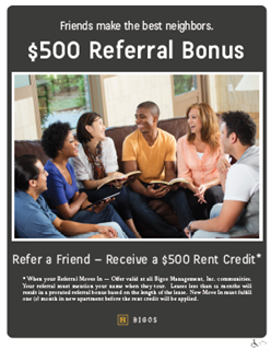 Resident Referral Flyer- $500