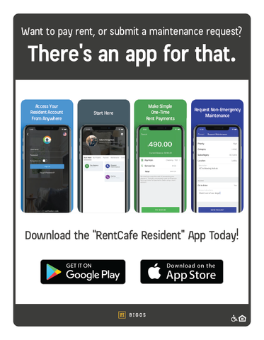 RentCafe App Flyer